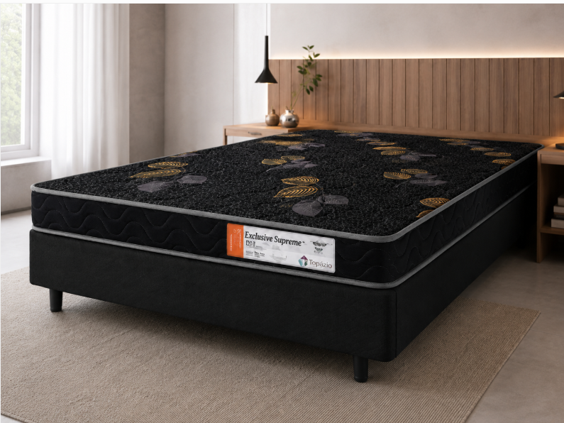 COLCHAO CASAL EXCLUSIVE  SUPREME D33 188X138X017 CM — foto 4 de 4